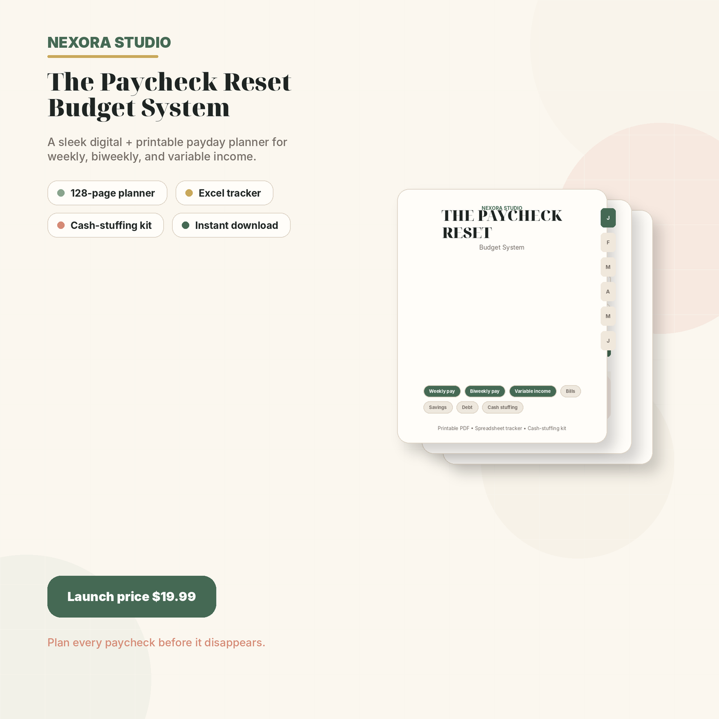 The Paycheck Reset Budget System