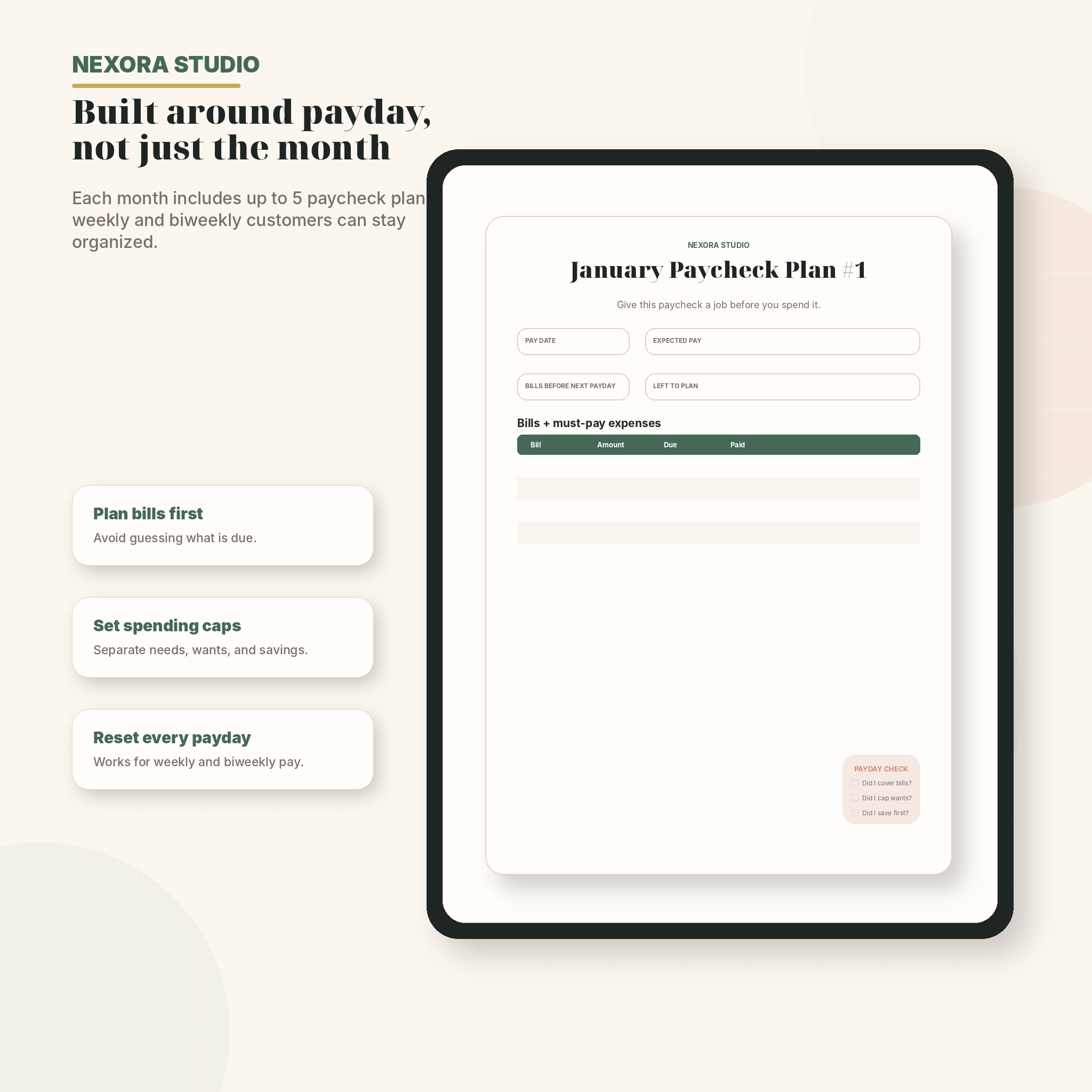The Paycheck Reset Budget System