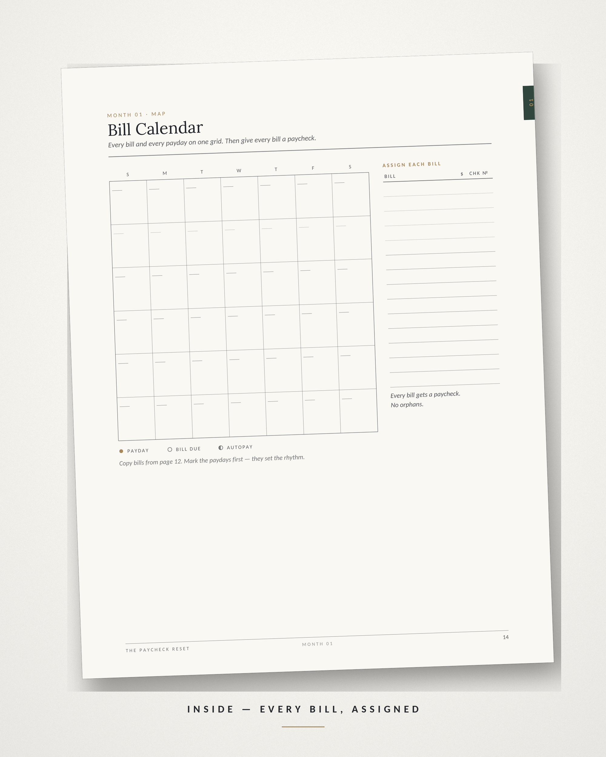 The Paycheck Reset Budget System — Printable + GoodNotes Budget Planner, Google Sheets Tracker & Cash-Stuffing Kit